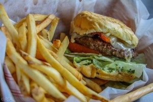 Best college town burger joints: Burger and fries from Dotty Dumpling's Dowry