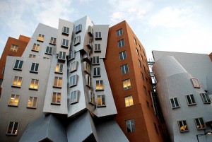 Photograph of the Stata Center at MIT