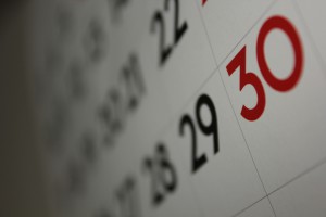 Find a calendar or something else to help you get organized. The college admission process can sneak up on you