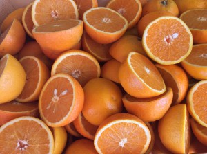 orange is a warmer, friendlier color that’s associated with humor and optimism.