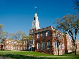 Dartmouth University offers free tuition and full-ride scholarships.