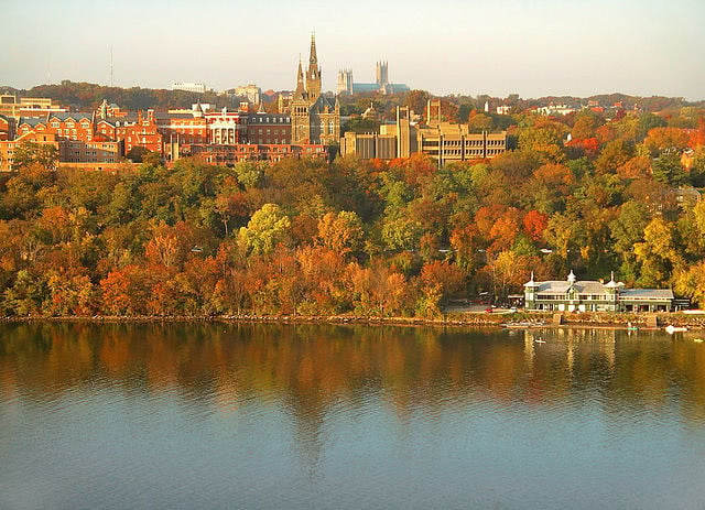 Georgetown University's main campus.