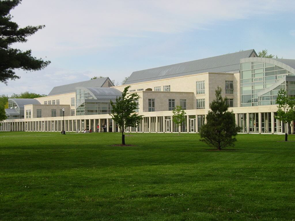 East side residence halls at Grinnell College.