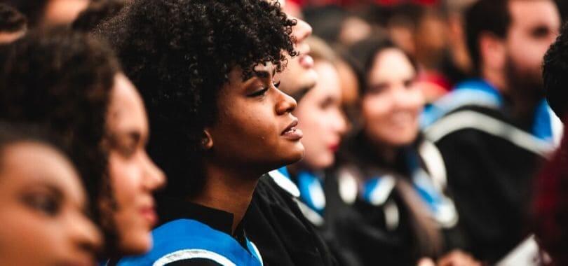 A group of graduating students.