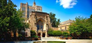 A campus building at Yale University.