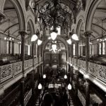 The inside of a synagogue.