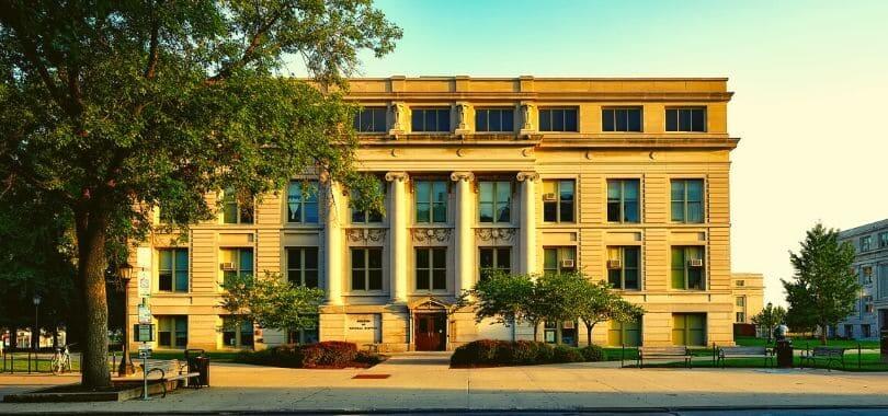 A building on the University of Iowa campus.