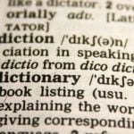 A page from the dictionary that focuses on the word "dictionary."