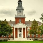 A building on the Johns Hopkins University campus.