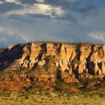 A red plateau in New Mexico.