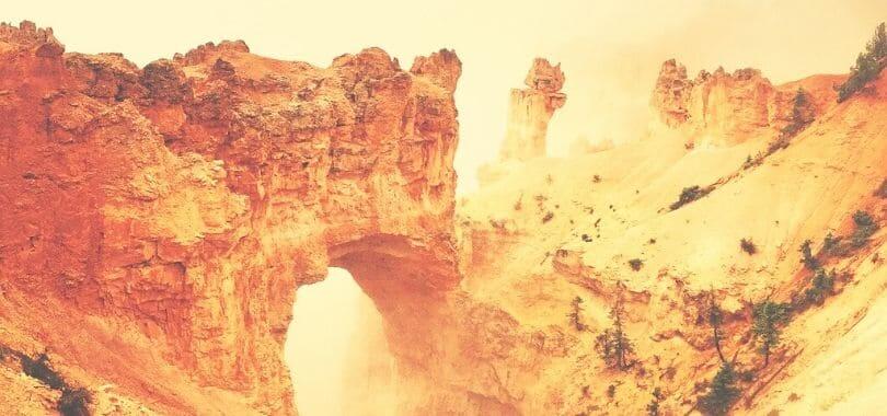 A red canyon in Utah.