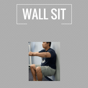 Exercises - wall sit