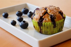 Microwave recipes - blueberry mug muffin