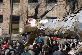 One of the weird traditions is Dragon Day.