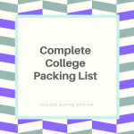 Here's our complete college packing list