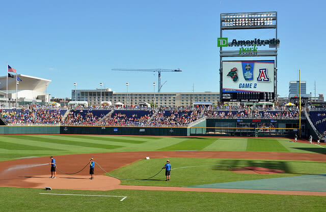 baseball arena for college sports and academics