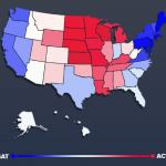 State preference for ACT or SAT varies.