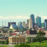 A picture of Kansas City's downtown.