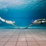 Unique sports - underwater hockey