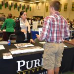 A college fair is a great place to learn more about certain colleges