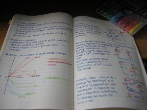 Color code your notes if you're a visual learner.