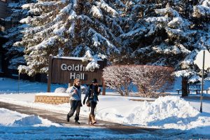 Visit a college during winter break