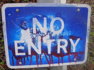 no entry sign