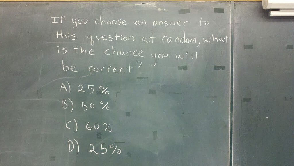 When should you guess on the ACT / SAT and what are the odds of guessing correctly?
