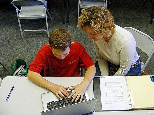 Definitely don't let your parents apply to scholarships for you