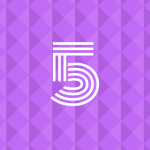 A purple background with "5" overlayed.