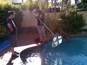 Great summer job - pool cleaner