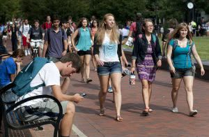 You'll actually have plenty of opportunities to interact and work with college upperclassmen.