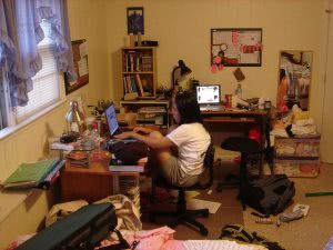 Communicating is key to solving roommate problems.