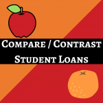 Compare and contrast your student loan options before selecting one.