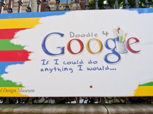 Doodle 4 Google design competition poster.