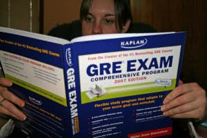 The GRE stands for Graduate Record Examinations.