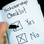 scholarship checklist
