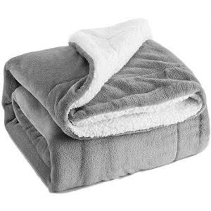 Bedsure sherpa fleece blanket -- bedding and towels