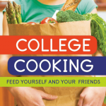 A cookbook titled "College Cooking: Feed Yourself and Your Friends." Click to view its Amazon page.