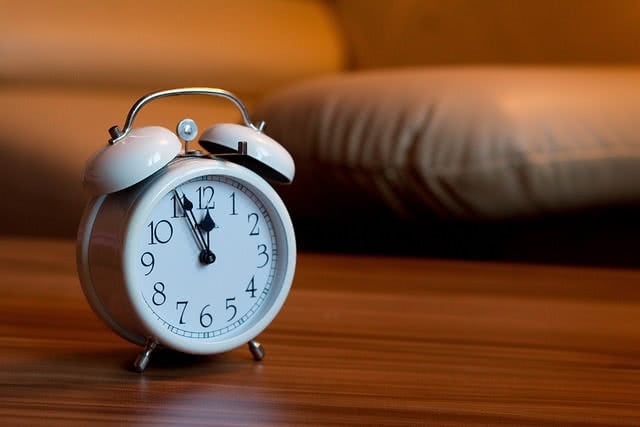 An alarm clock - there are many benefits to submitting scholarship applications early