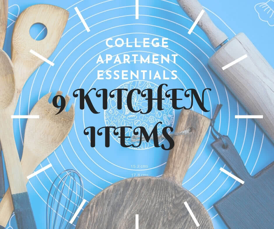 Essential Equipment and Supplies for the First College Apartment Kitchen -  Jeanette's Healthy Living
