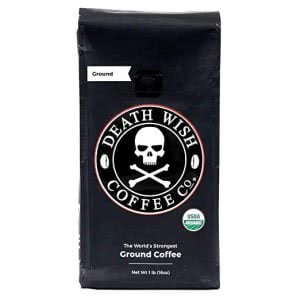 how to stay awake Death Wish ground coffee