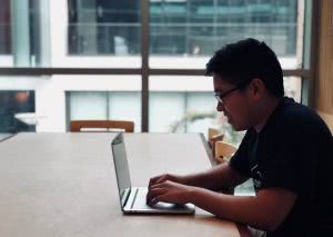 Student doing ACT / SAT prep