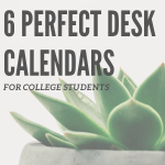 desk calendars