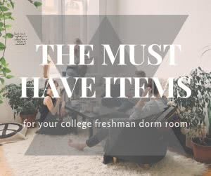 dorm room items