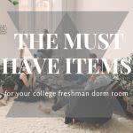 dorm room items