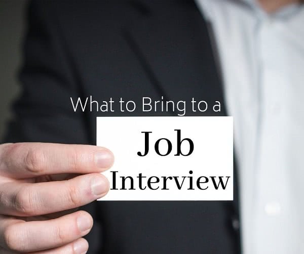 What to Bring to a Job Interview if You're a Student