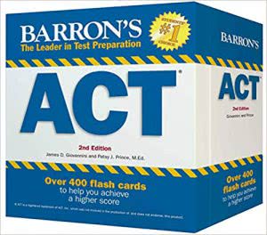 Barron's ACT flash cards