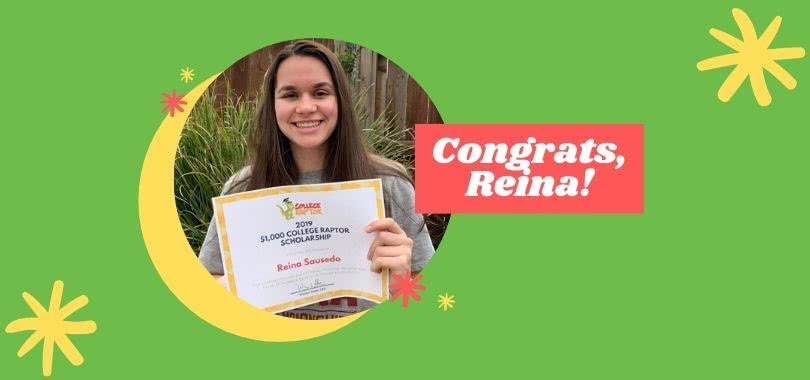 College Raptor Scholarship Recipient Reina Sausedo