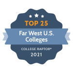 Best far west colleges badge